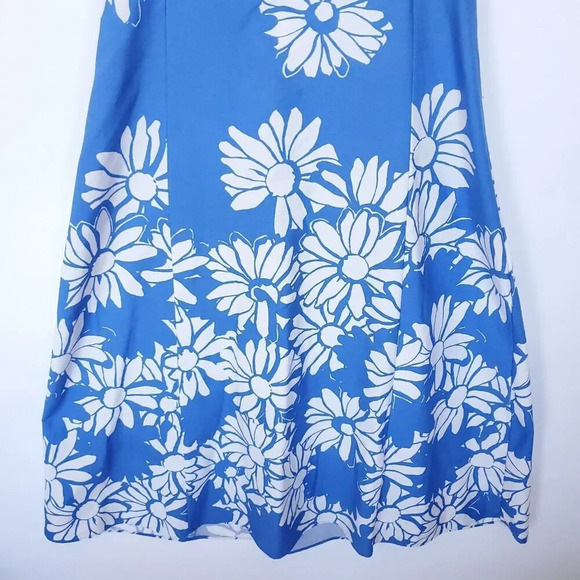 ZARA Daisy Floral Statement Ruffle Sleeve Midi Dress Size XS Sweetheart Neck - Picture 10 of 16